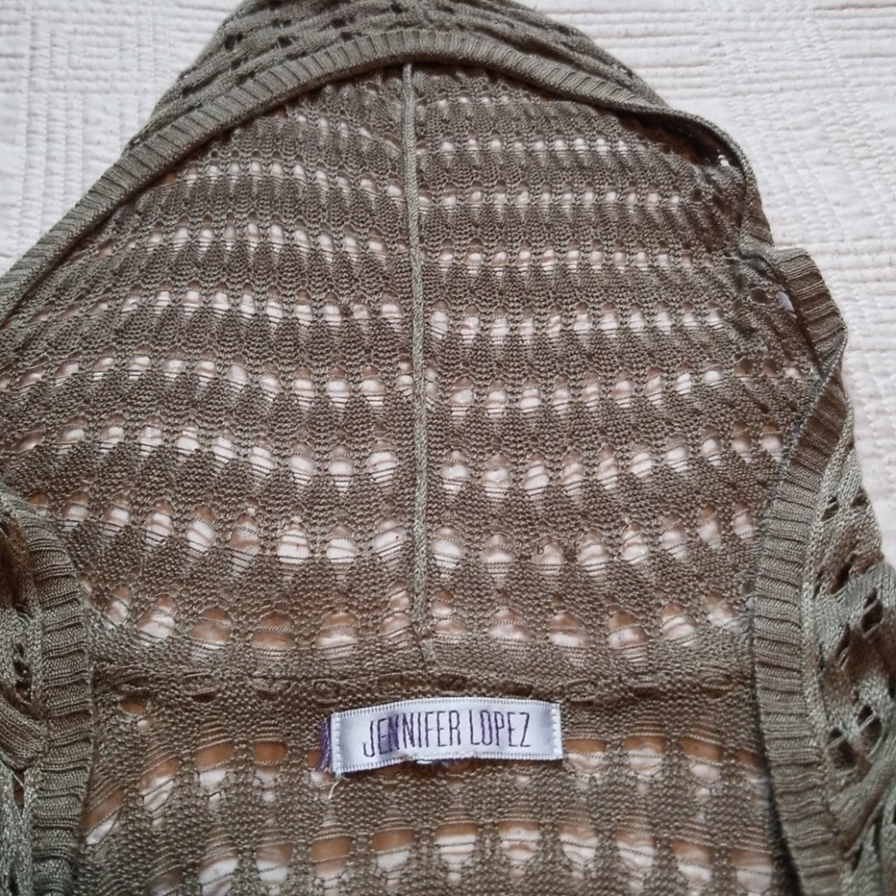 JLO hooded lightweight sweater
